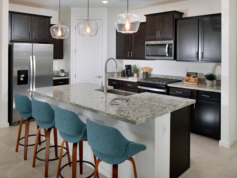 Furnished interior in a model home at San Tan Groves - Classic Series in San Tan Valley (Image 5).