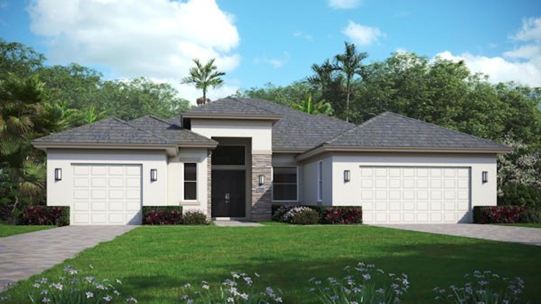 Front exterior of a home in the BELTERRA community, located in Port St. Lucie, FL (Image 64). Front exterior of a home in the BELTERRA community, located in Port St. Lucie, FL (Image 64).