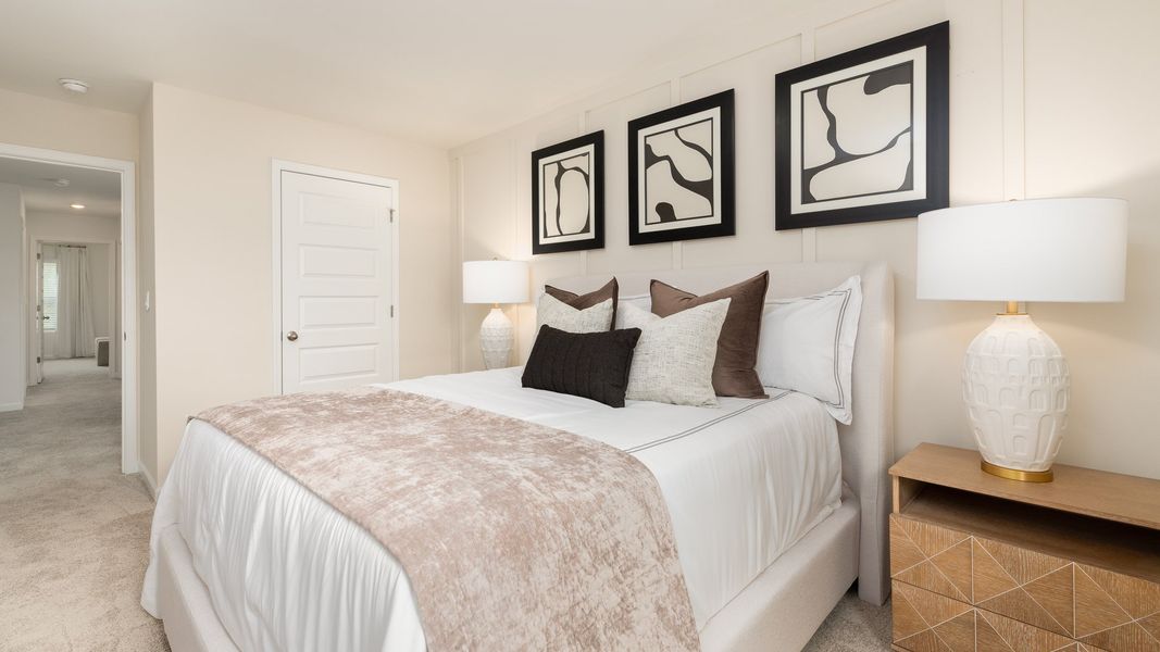 Furnished interior in a model home at Sherwood Manor in College Park (Image 24).