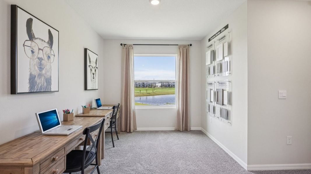 Furnished interior in a model home at Meadow Ridge at Epperson in Wesley Chapel (Image 24). Furnished interior in a model home at Meadow Ridge at Epperson in Wesley Chapel (Image 24).