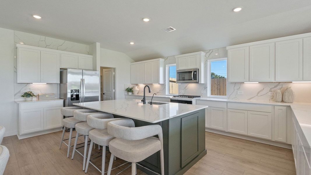 Furnished interior in a model home at Riverside Estates in Baytown (Image 18).
