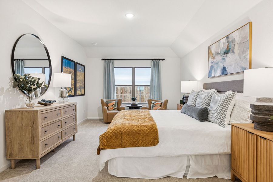 Furnished interior in a model home at Sunterra Lakes in Brookshire (Image 9). Furnished interior in a model home at Sunterra Lakes in Brookshire (Image 9).