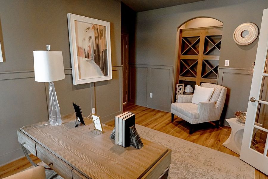 Furnished interior in a model home at Dove Chase in Mansfield (Image 12).