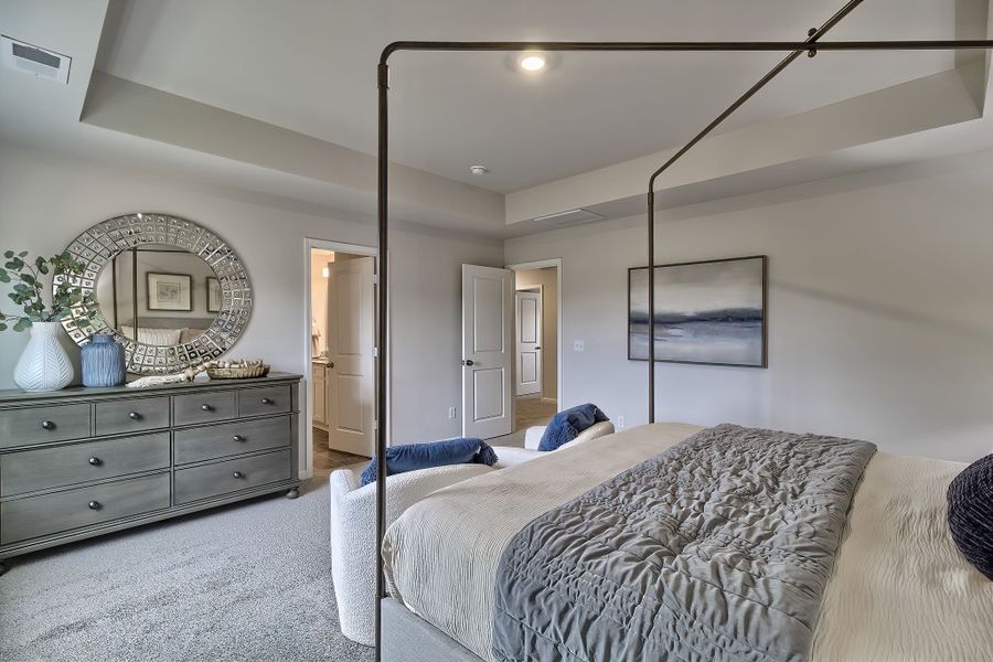 Furnished interior in a model home at Rivers Crossing in Aiken (Image 30).