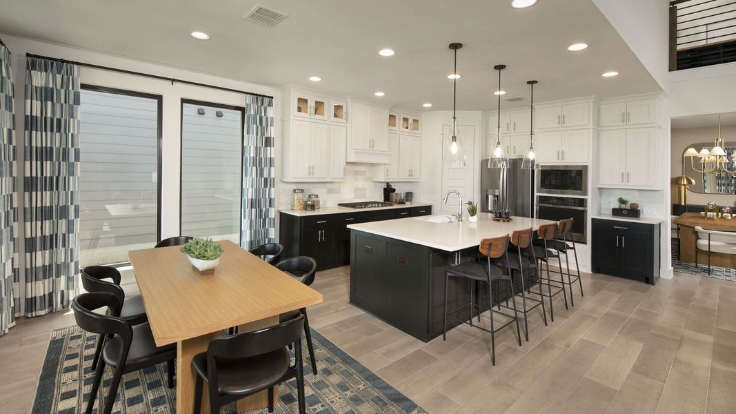 Furnished interior in a model home at Easton Park 60' in Austin (Image 11).