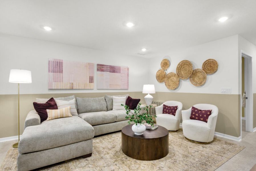 Furnished interior in a model home at Avalon in Milton (Image 5).