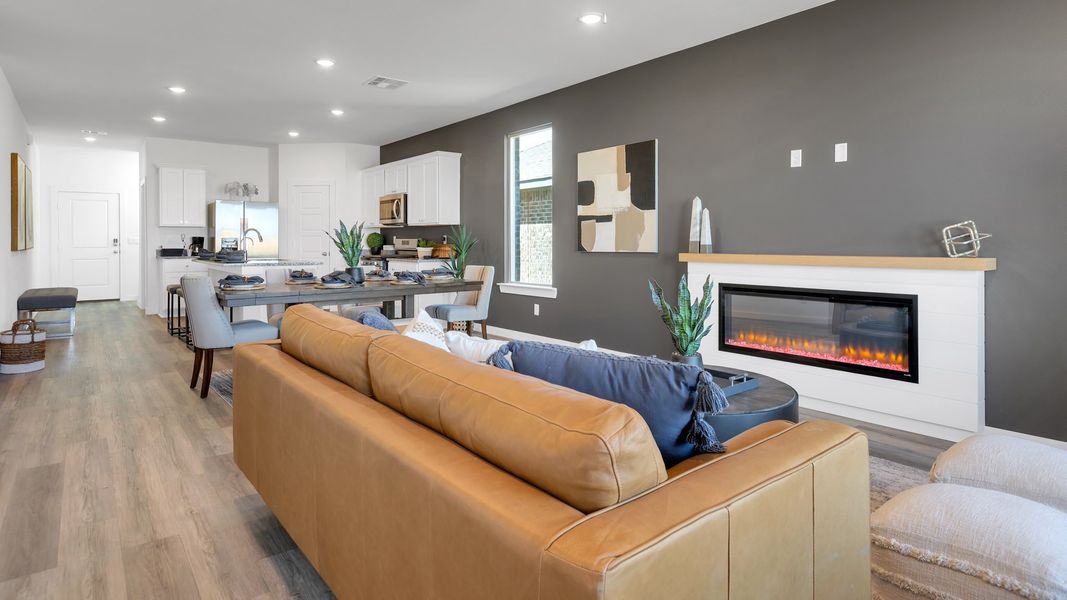 Furnished interior in a model home at Terra Vista in Lubbock (Image 6).
