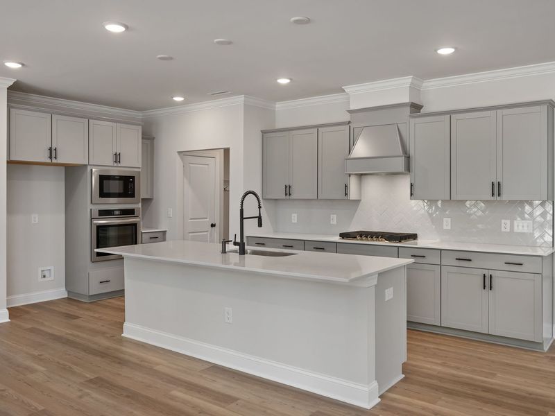 Furnished interior in a model home at Rockport in Wake Forest (Image 31).