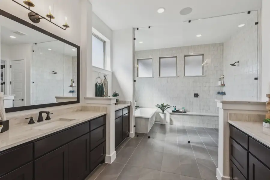 Furnished interior in a model home at The Vines in Haslet (Image 10).