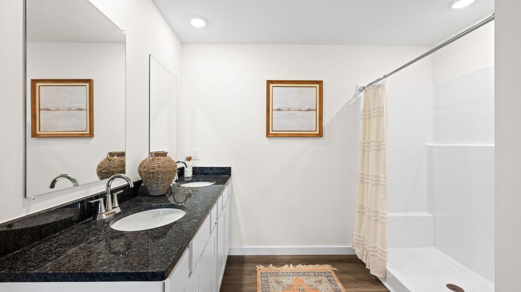 Furnished interior in a model home at Bayview at Harbor Crest in Ooltewah (Image 31).