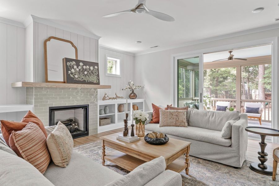 Furnished interior in a model home at Forest Bluff Estates in Fuquay Varina (Image 20). Furnished interior in a model home at Forest Bluff Estates in Fuquay Varina (Image 20).