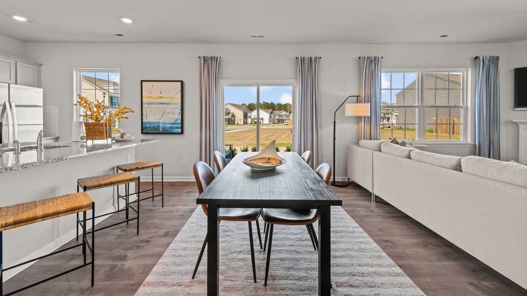 Furnished interior in a model home at West New Bern in New Bern (Image 14). Furnished interior in a model home at West New Bern in New Bern (Image 14).