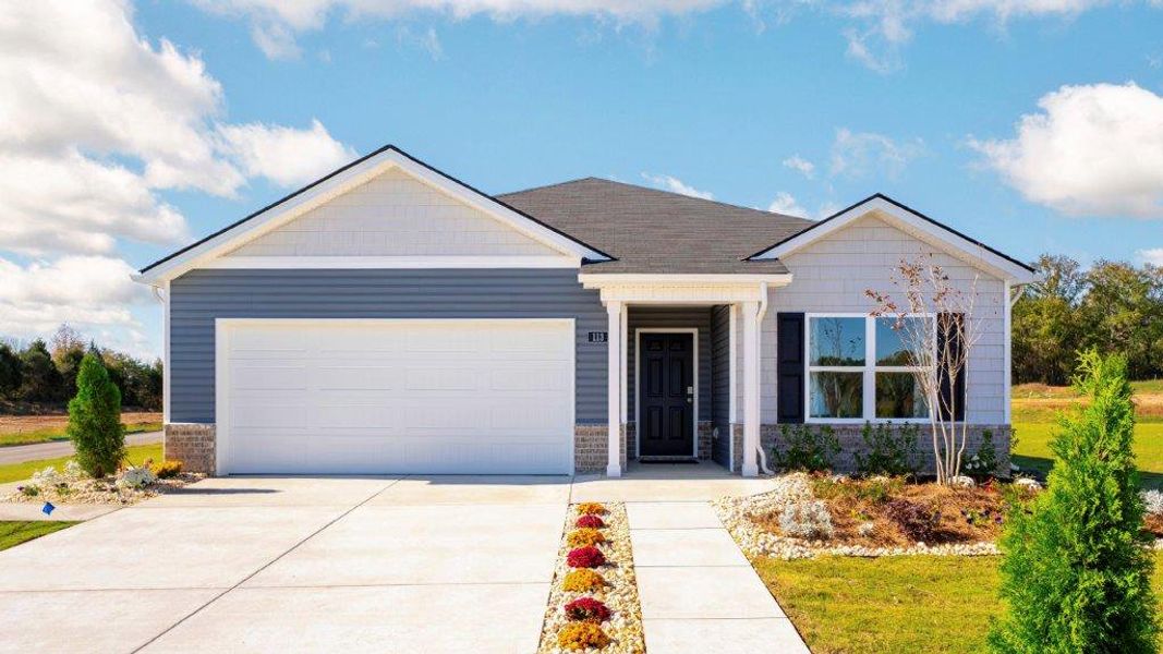 Front exterior of a home in the Owensby Farms community, located in Dayton, TN (Image 1).