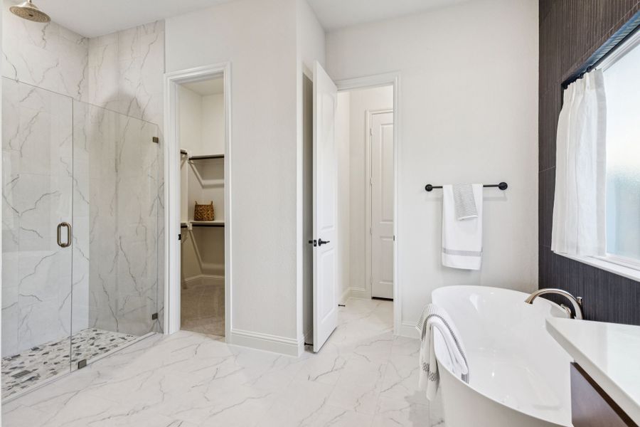 Furnished interior in a model home at Timberbrook in Justin (Image 21). Furnished interior in a model home at Timberbrook in Justin (Image 21).