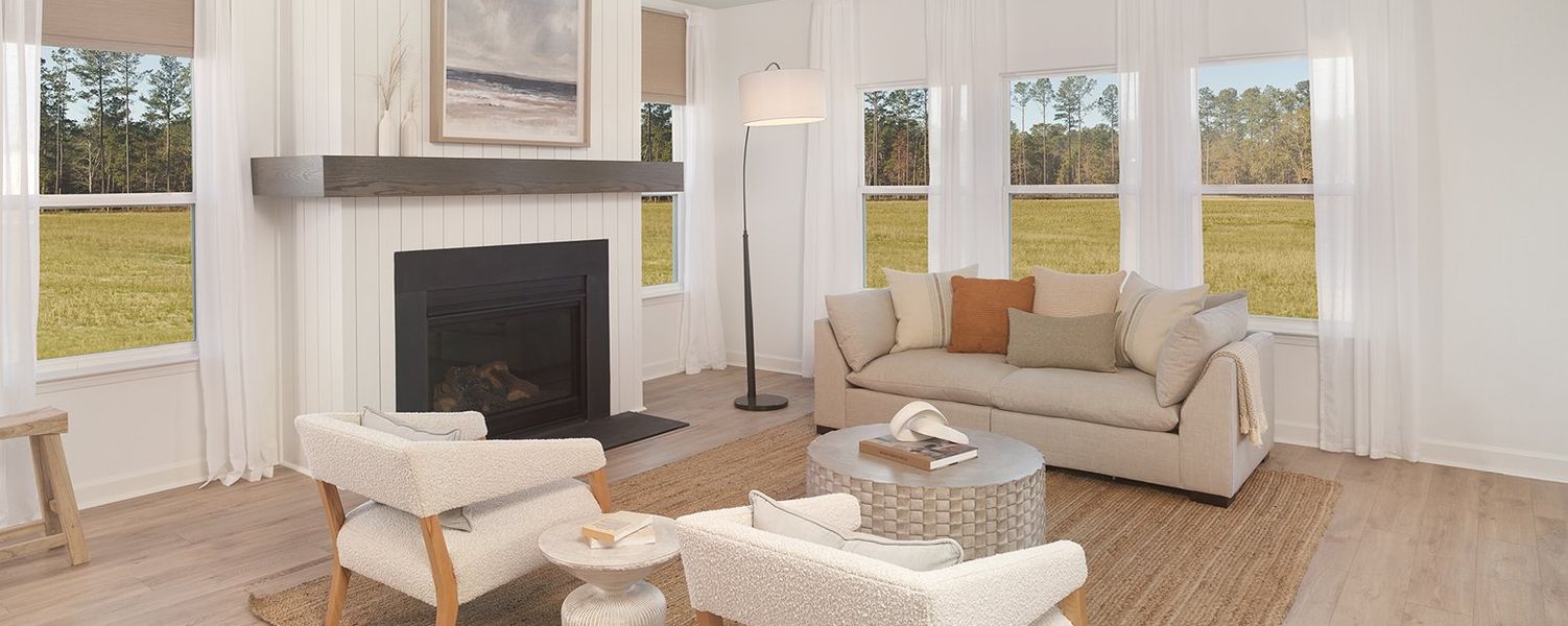 Furnished interior in a model home at Trieste at Bella Vita in Myrtle Beach (Image 9).