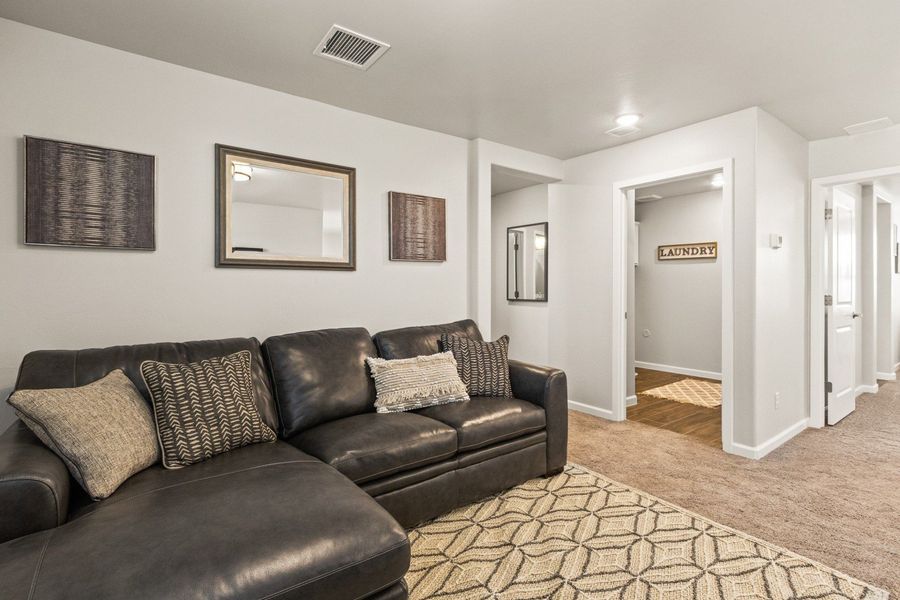 Furnished interior in a model home at Hillside Park in El Paso (Image 30).