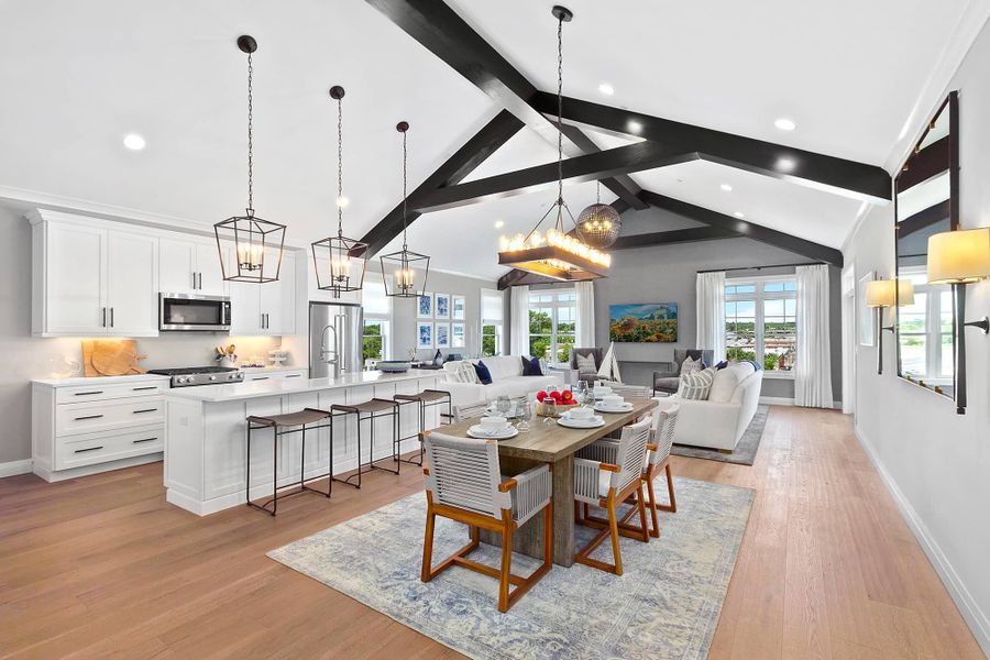 Furnished interior in a model home at Ferncliff at Cotswold in Charlotte (Image 8).