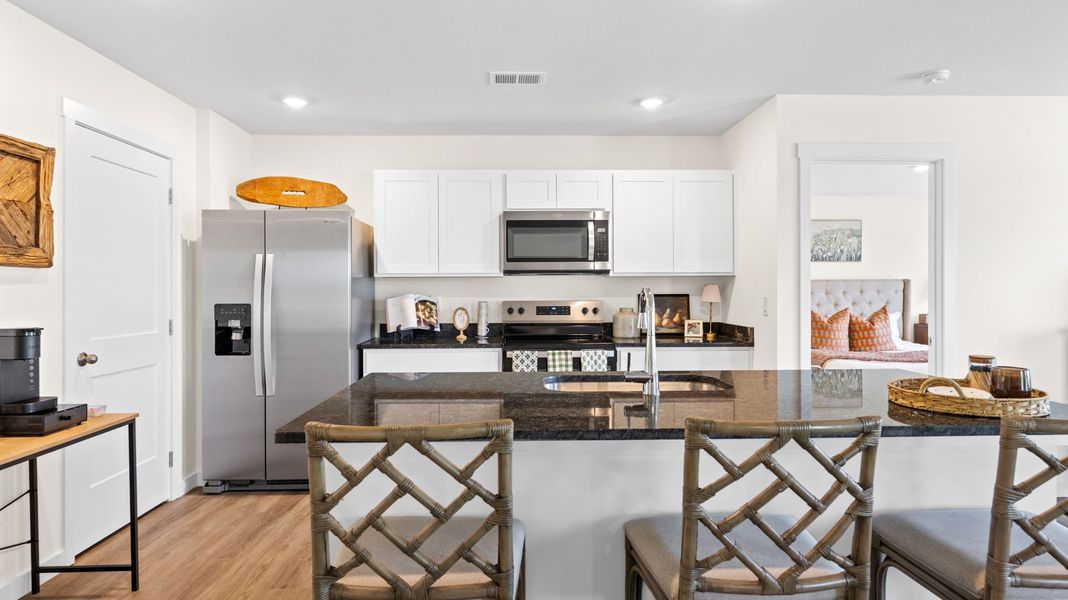 Furnished interior in a model home at Bayview at Harbor Crest in Ooltewah (Image 16).