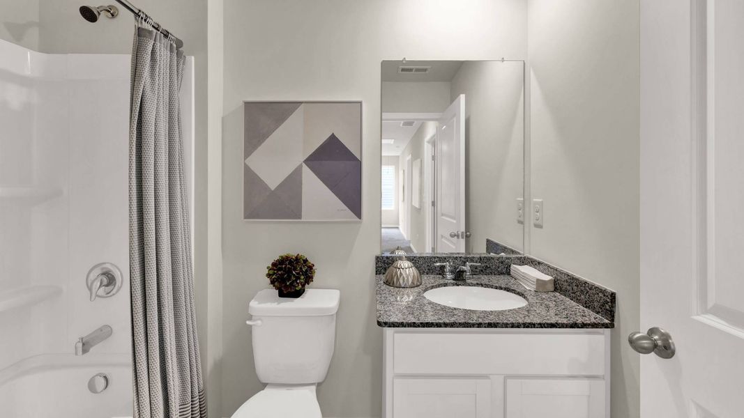 Furnished interior in a model home at Bayview at Harbor Crest in Ooltewah (Image 28).