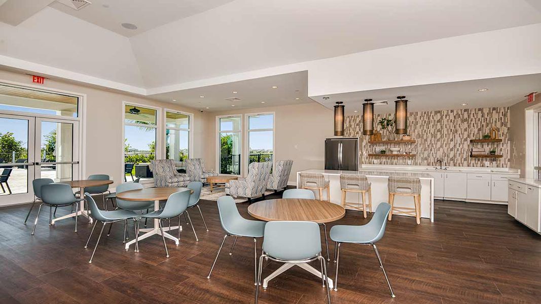 Furnished interior in a model home at The Cove at West Port in Port Charlotte (Image 7). Furnished interior in a model home at The Cove at West Port in Port Charlotte (Image 7).