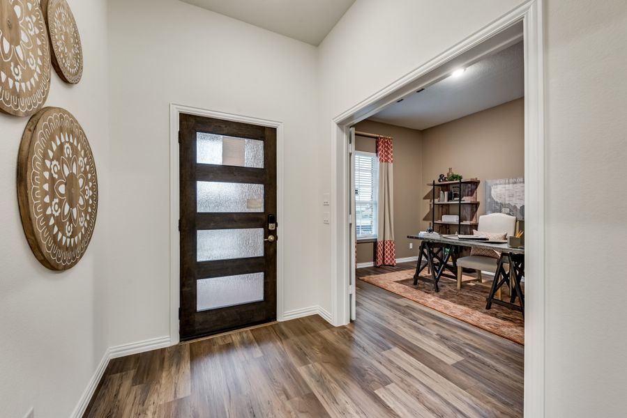 Furnished interior in a model home at Green Meadows in Anna (Image 14).