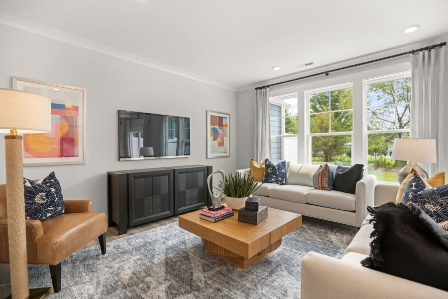 Furnished interior in a model home at Harbor Crossing in Greensboro (Image 17). Furnished interior in a model home at Harbor Crossing in Greensboro (Image 17).