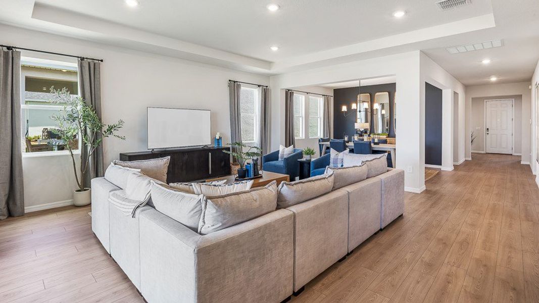 Furnished interior in a model home at Legacy Preserve in Parrish (Image 9). Furnished interior in a model home at Legacy Preserve in Parrish (Image 9).