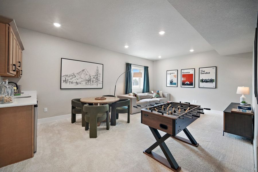 Furnished interior in a model home at Trails at Aspen Ridge-3 in Colorado Springs (Image 19). Furnished interior in a model home at Trails at Aspen Ridge-3 in Colorado Springs (Image 19).