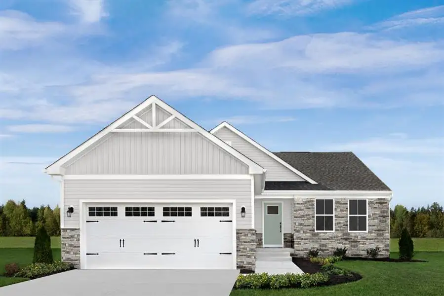 Own a new one-level home at Reidville Town Center - amenities and lawncare included!