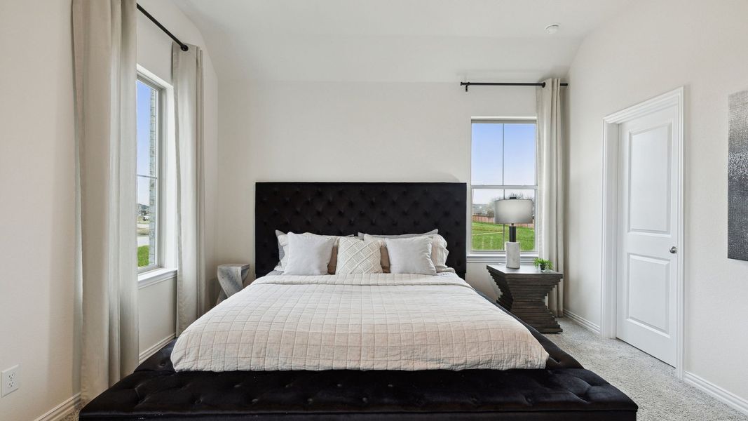 Furnished interior in a model home at Painted Tree - Village District in McKinney (Image 23).