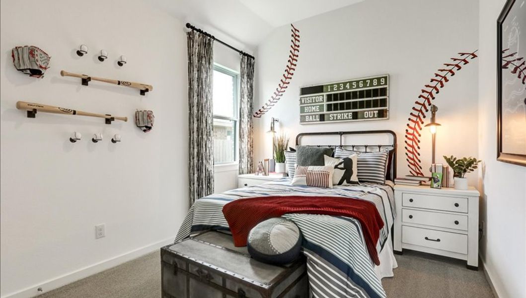 Furnished interior in a model home at Emberly  45' in Beasley (Image 6).