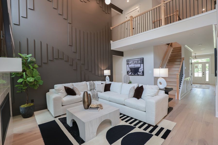 Furnished interior in a model home at The Village at Horse Creek in Graniteville (Image 12).