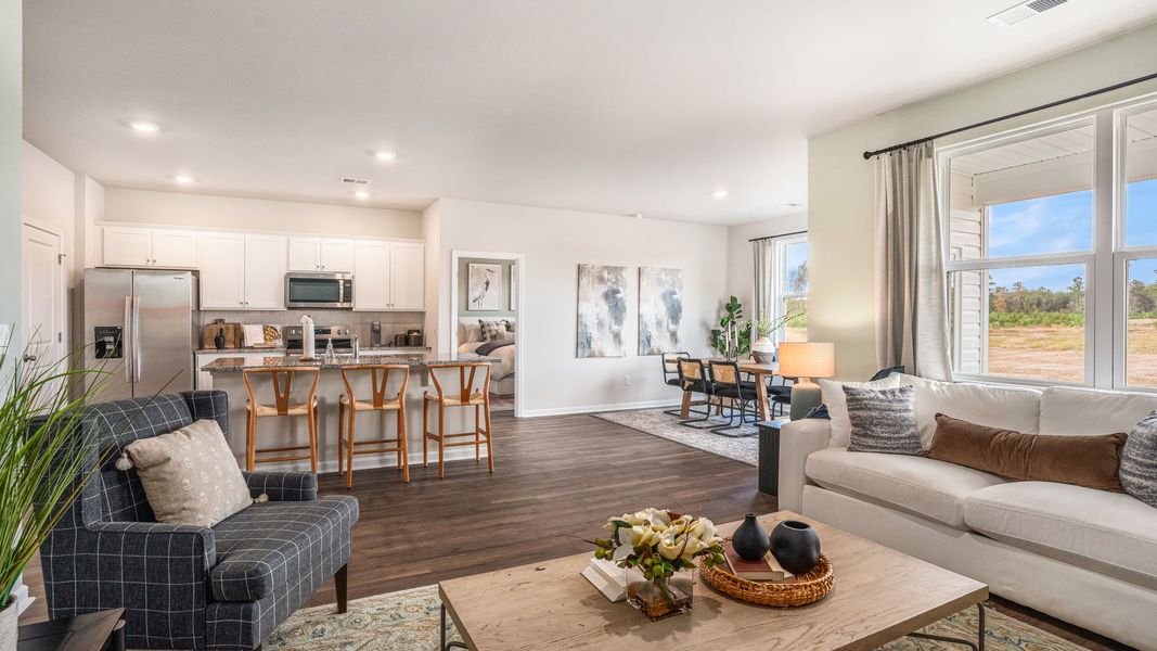 Furnished interior in a model home at Pinewood Estates in Conway (Image 7).