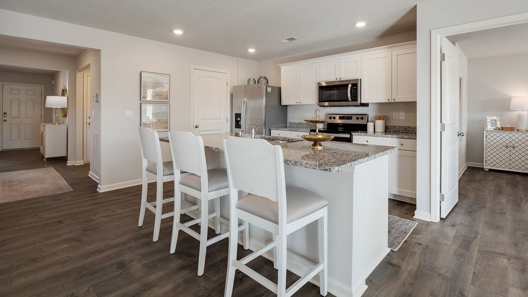 Furnished interior in a model home at Jackson Creek in Jackson (Image 16). Furnished interior in a model home at Jackson Creek in Jackson (Image 16).