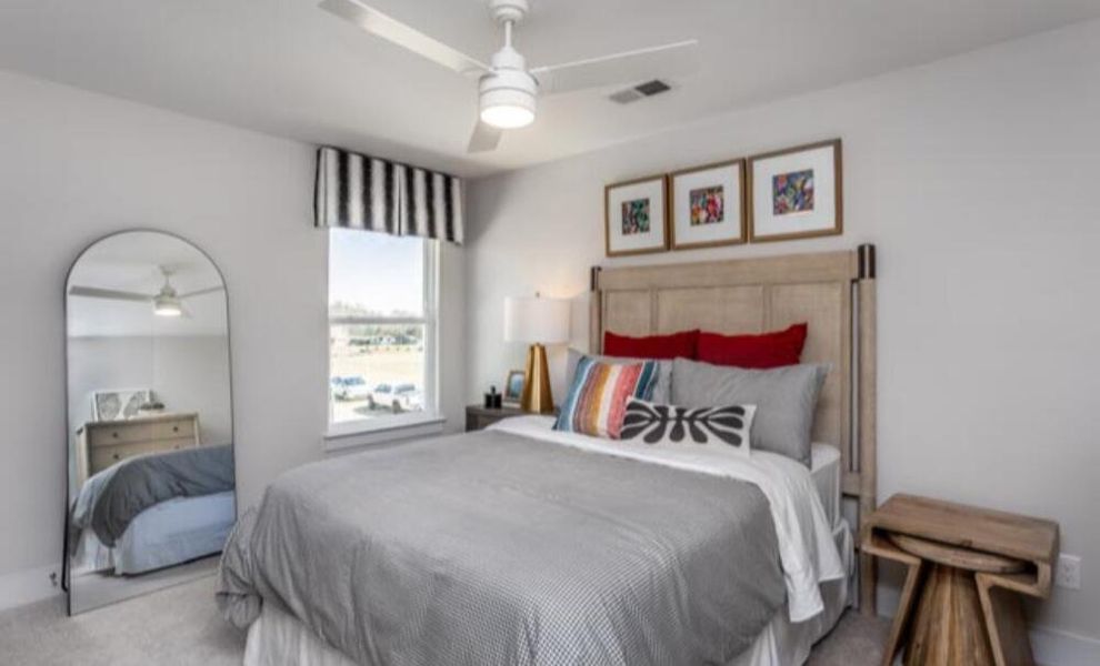 Furnished interior in a model home at Black Forest Pointe in Benson (Image 25).