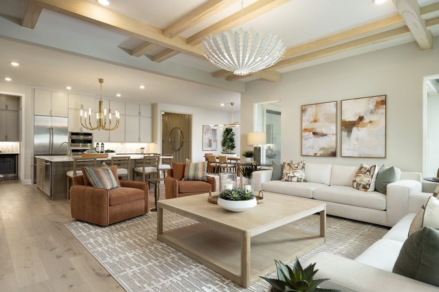 Furnished interior in a model home at Bluff Haven in Georgetown (Image 8). Furnished interior in a model home at Bluff Haven in Georgetown (Image 8).