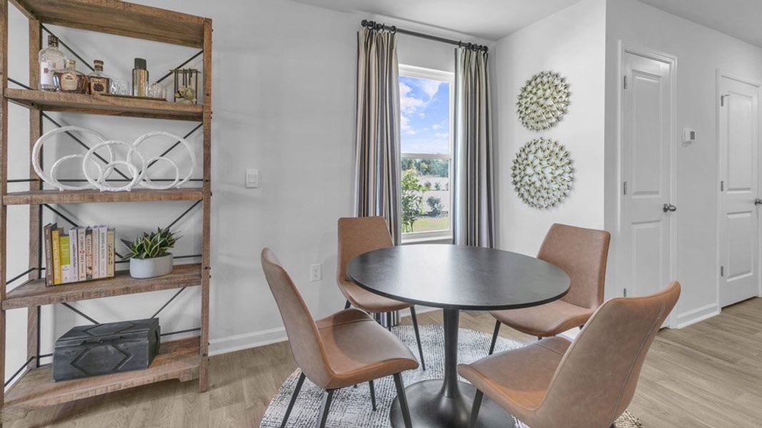 Furnished interior in a model home at The Townes at Martin Farms in Aberdeen (Image 14).