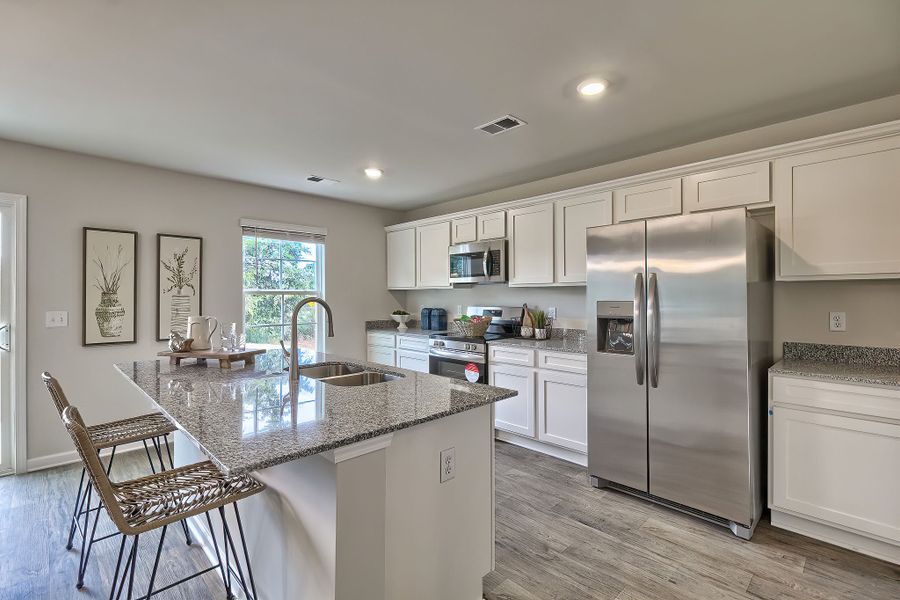 Furnished interior in a model home at Rivers Crossing in Aiken (Image 18).
