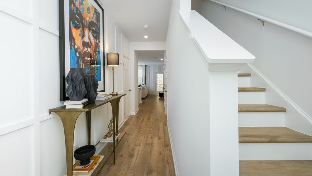 Furnished interior in a model home at Wellington Park in Lithonia (Image 14).