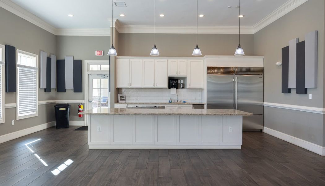 Furnished interior in a model home at Traditions of Braselton in Jefferson (Image 36).