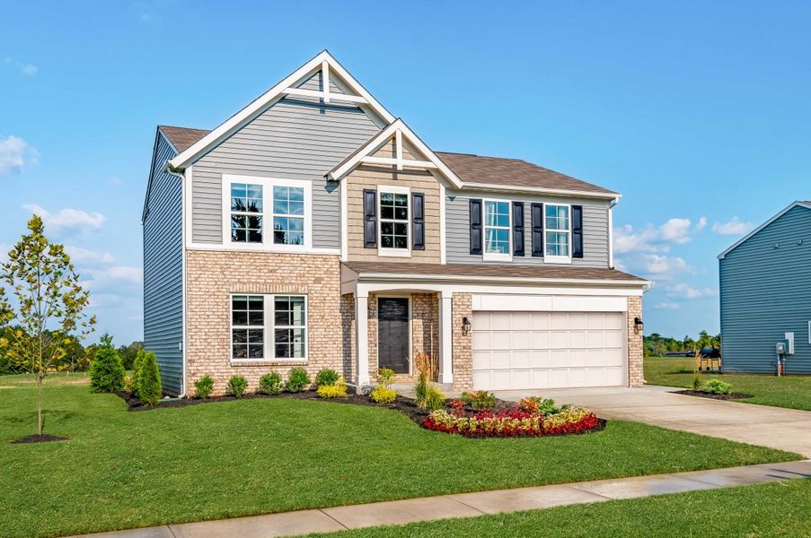 Front exterior of a home in the Crossvine Estates community, located in Hoschton, GA (Image 19).