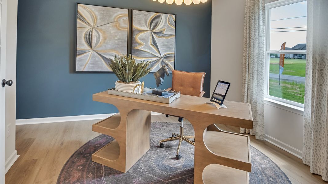 Furnished interior in a model home at Arbor Glen in Sanford (Image 17). Furnished interior in a model home at Arbor Glen in Sanford (Image 17).