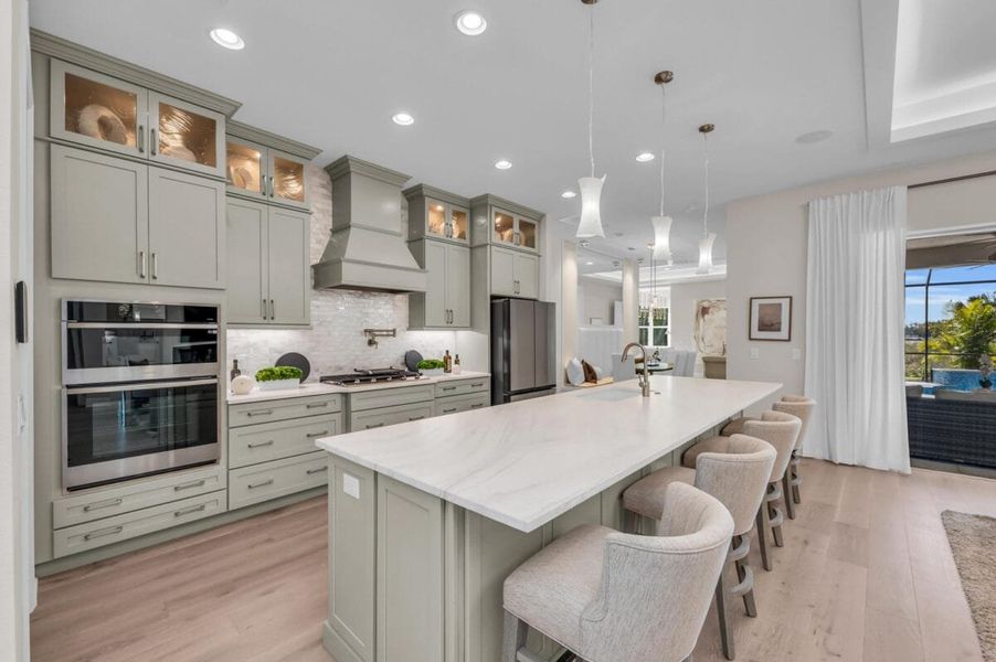 Furnished interior in a model home at Legends Bay in Bradenton (Image 213).