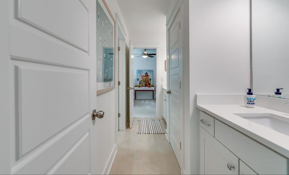 Furnished interior in a model home at Colleton Park in Aiken (Image 43).