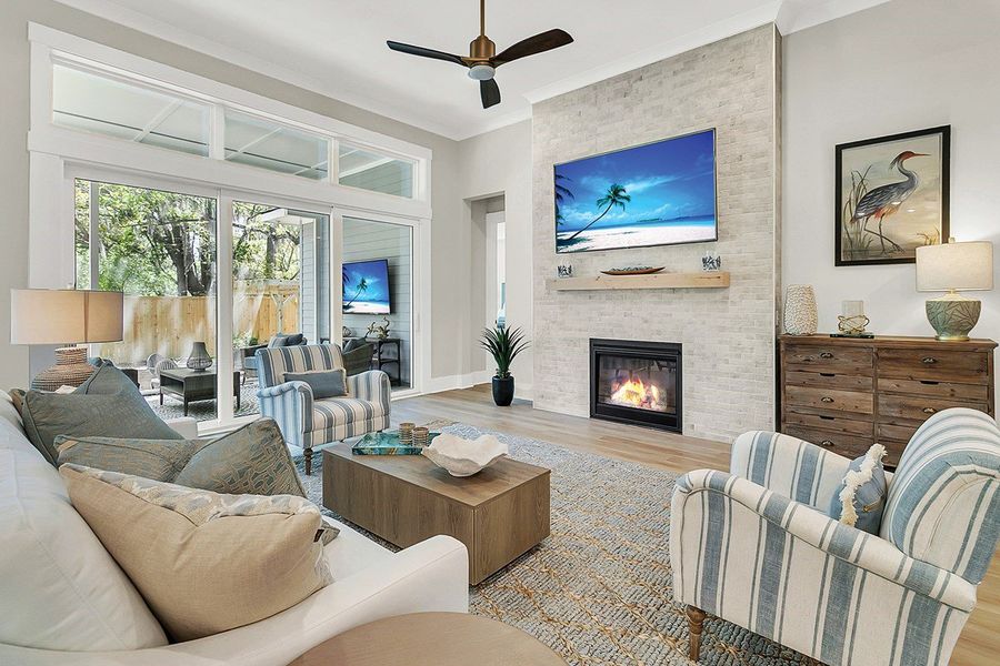 Furnished interior in a model home at Discover Series – Signature in Mount Pleasant (Image 4).