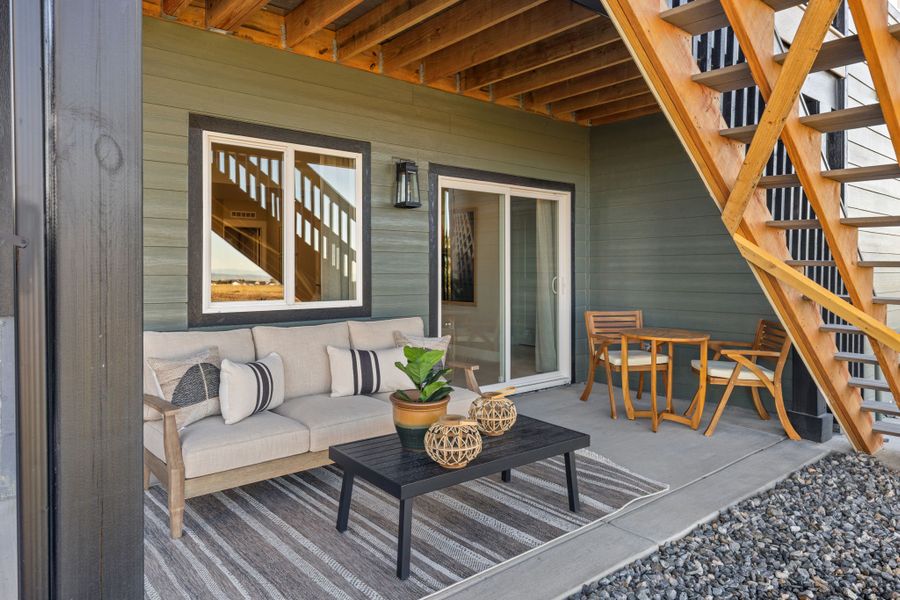 Plan C405 - Sterling Ridge Model - Back Porch