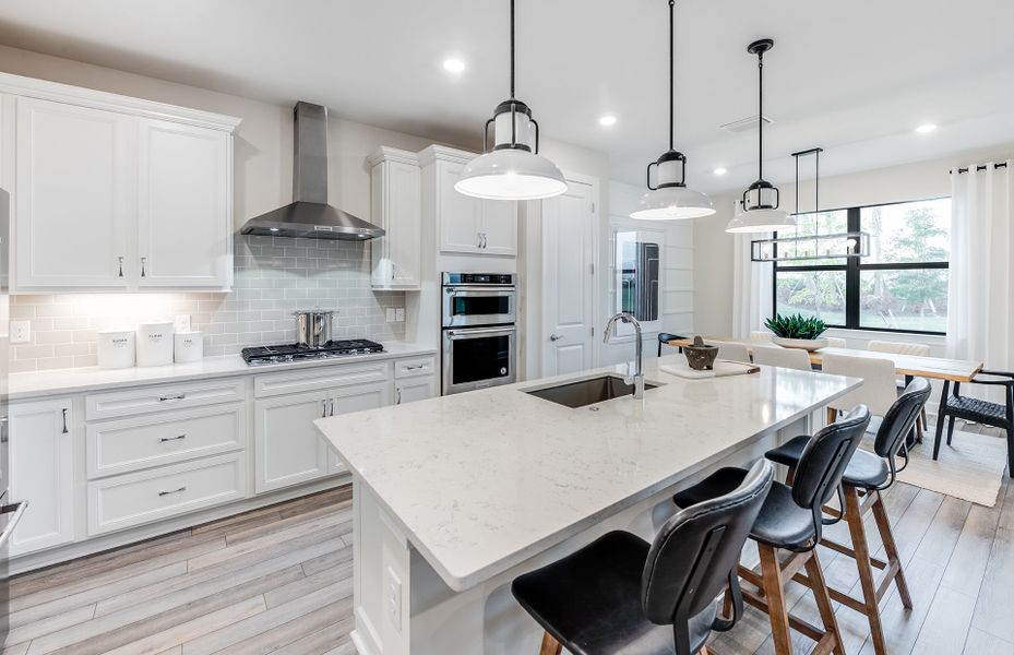 Home interior in luxury house in Terreno, a resort lifestyle community in Naples, FL