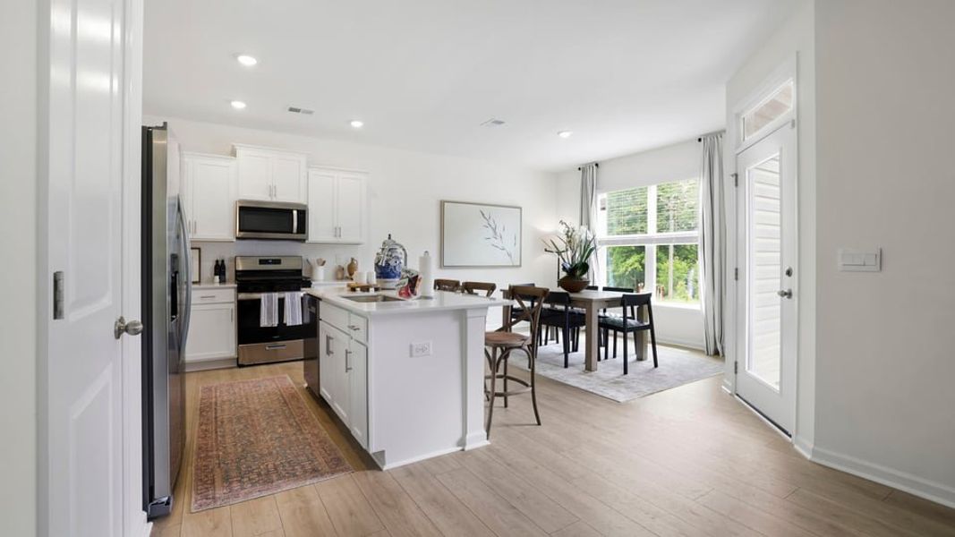 Furnished interior in a model home at Sherwood Gardens in Landrum (Image 22).