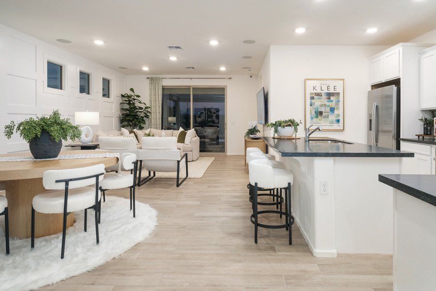 Furnished interior in a model home at Laveen Vistas III in Laveen (Image 10). Furnished interior in a model home at Laveen Vistas III in Laveen (Image 10).