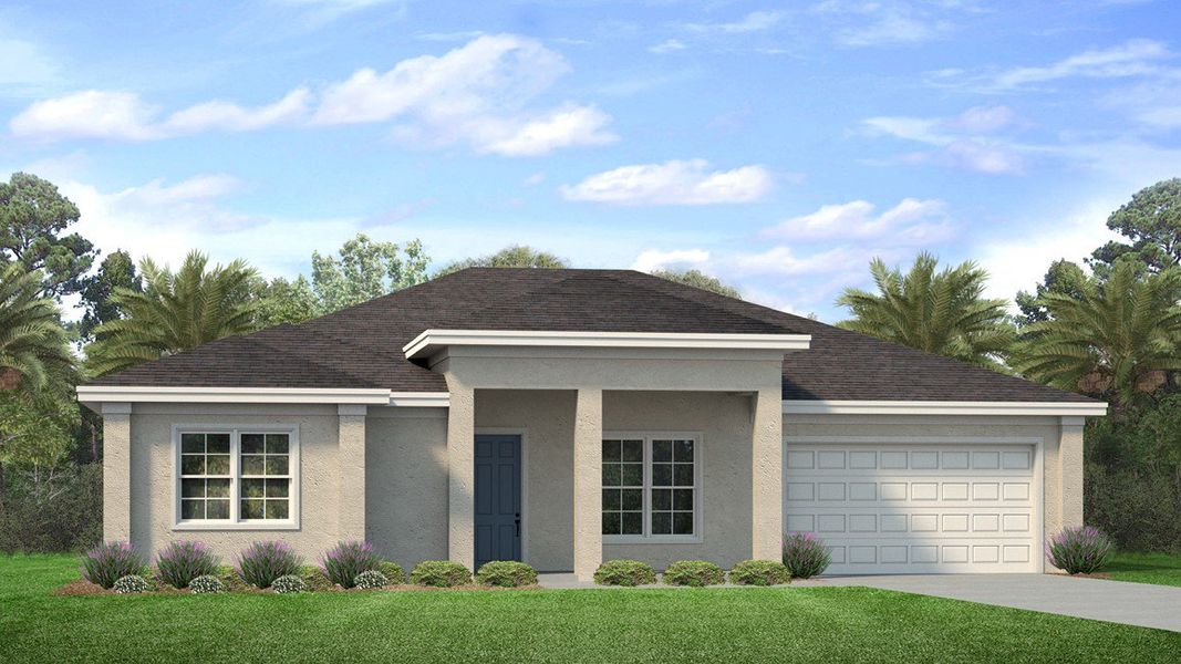 Front exterior of a home in the Cape Coral Signature community, located in Cape Coral, FL (Image 13).